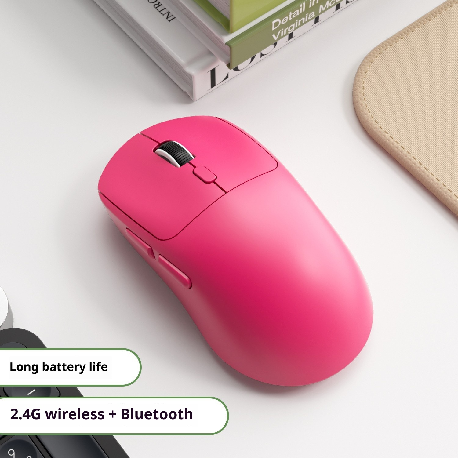 Bluetooth Wired Three-model Mouse Office Notebook Game Multi-color Mute Wireless Mouse 15