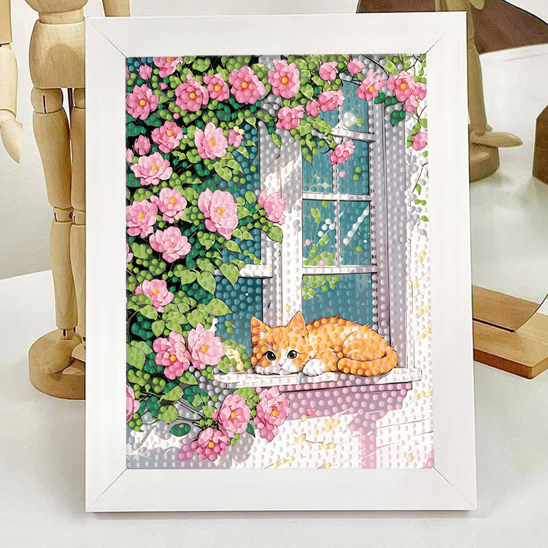 Children's Handmade Diy Diamond Stickers Cartoon Animal Panda