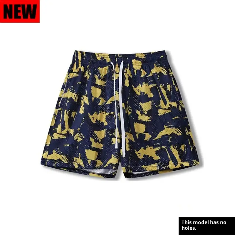 Casual Fitness Muscle Sports Shorts Fashionable Beach Pants Breathable