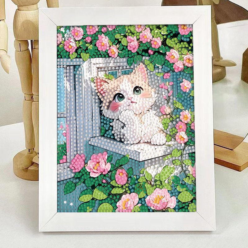 Children's Handmade Diy Diamond Stickers Cartoon Animal Panda