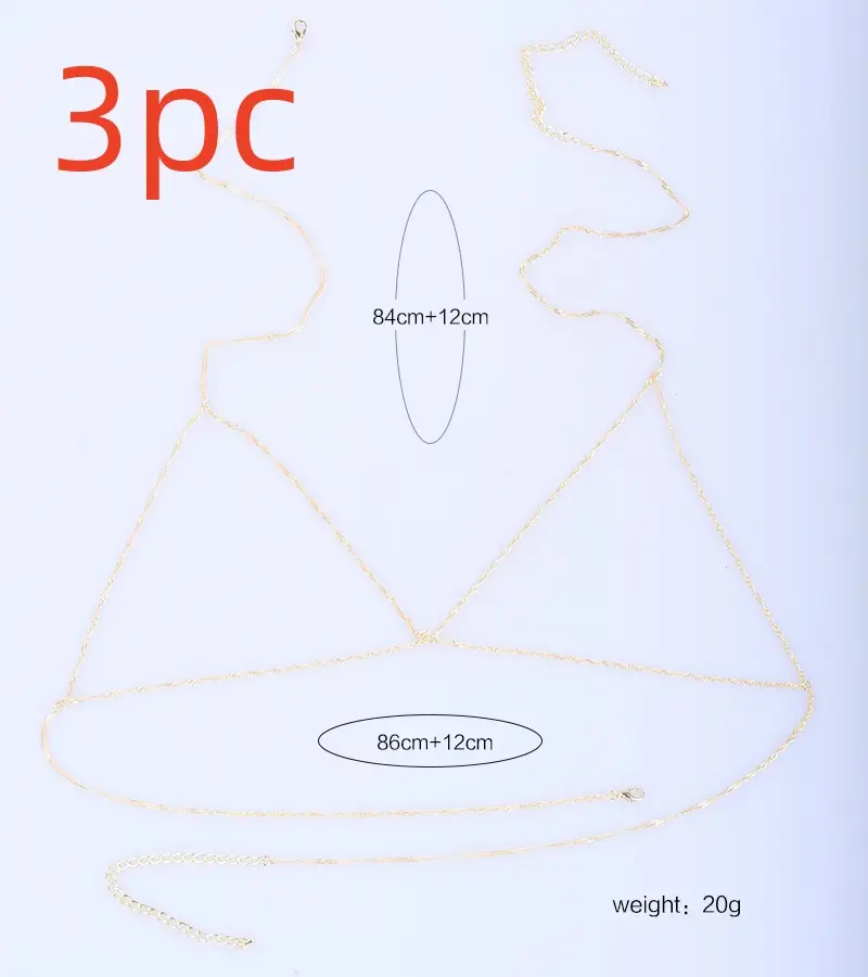 Fashion Simple Jewelry Retro Bikini Chain