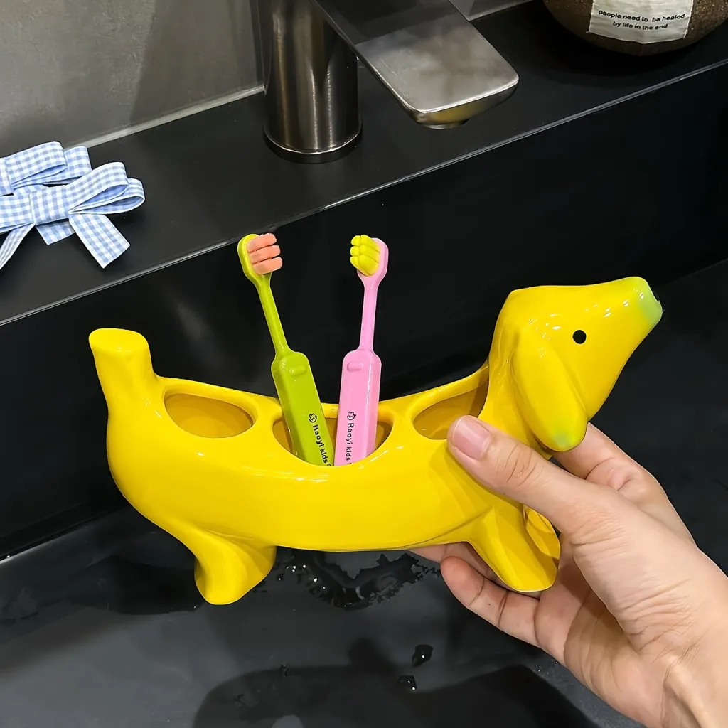 Banana Dog Electric Toothbrush Holder Bathroom Table - Toothbrush Holder