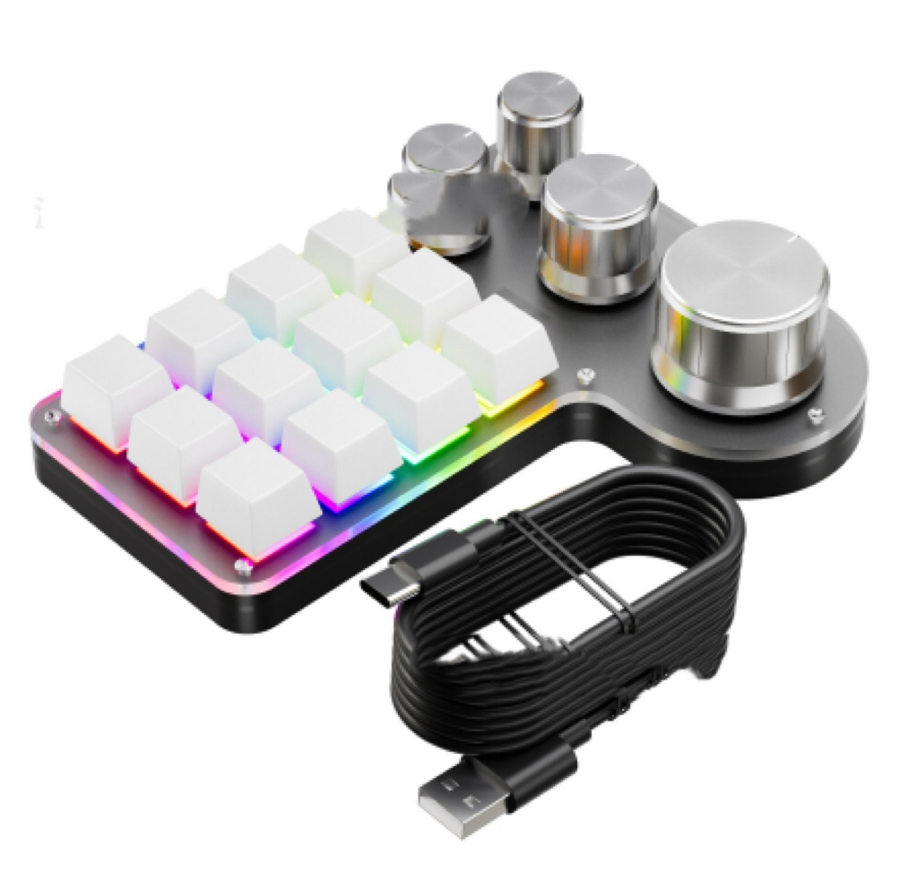 3-die 12-key 4-knob Custom Mechanical Keypad - Image 5