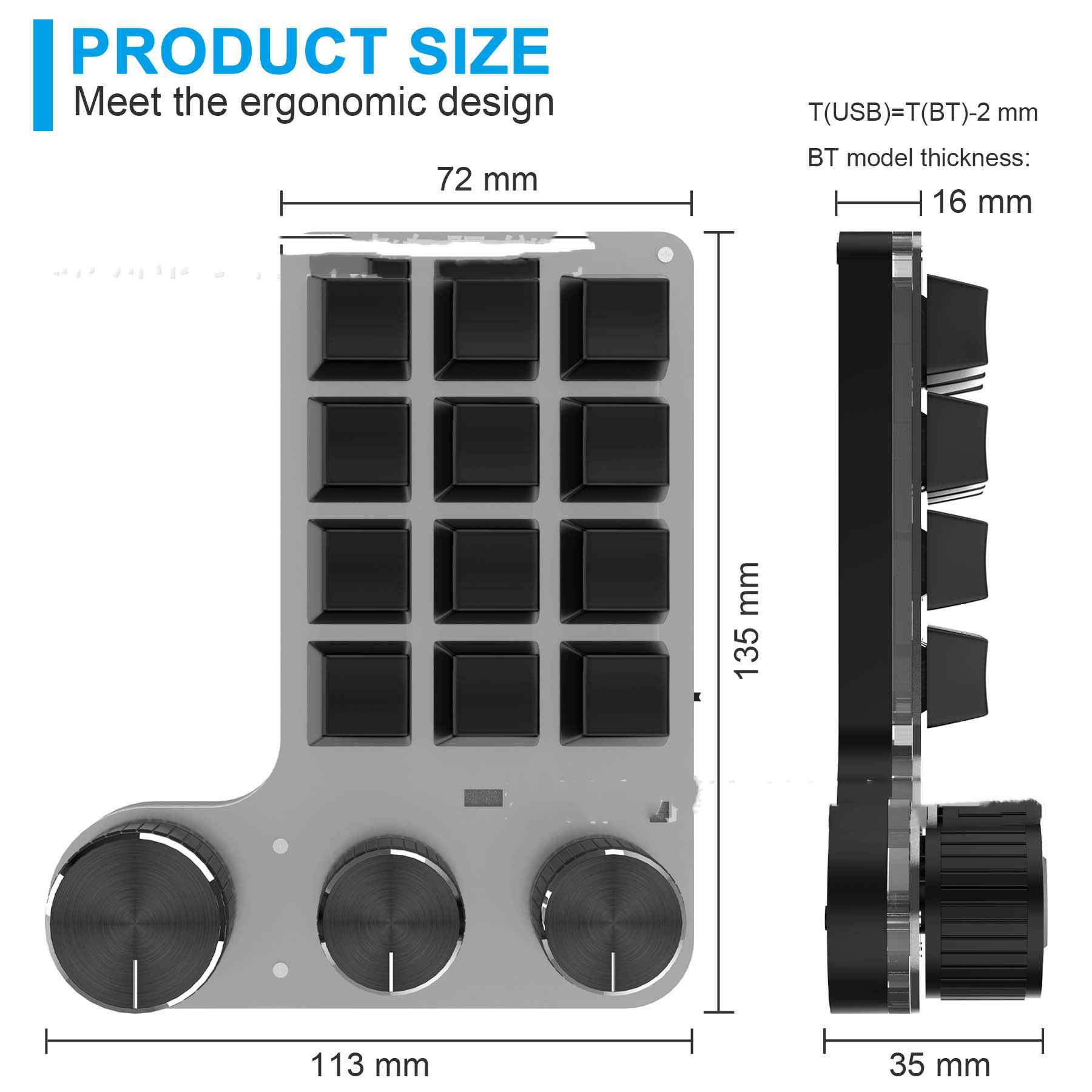 Trådløst Bluetooth-tastatur - Miniatyr 5