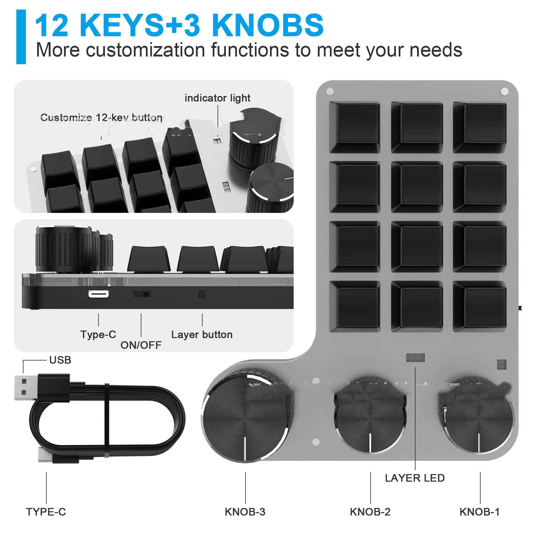 Trådløst Bluetooth-tastatur - Miniatyr 6