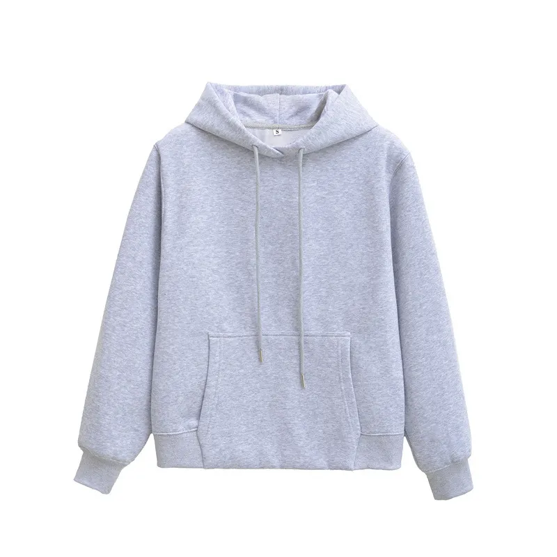 Women's Hooded Sweater Wide-leg Pants - Grey