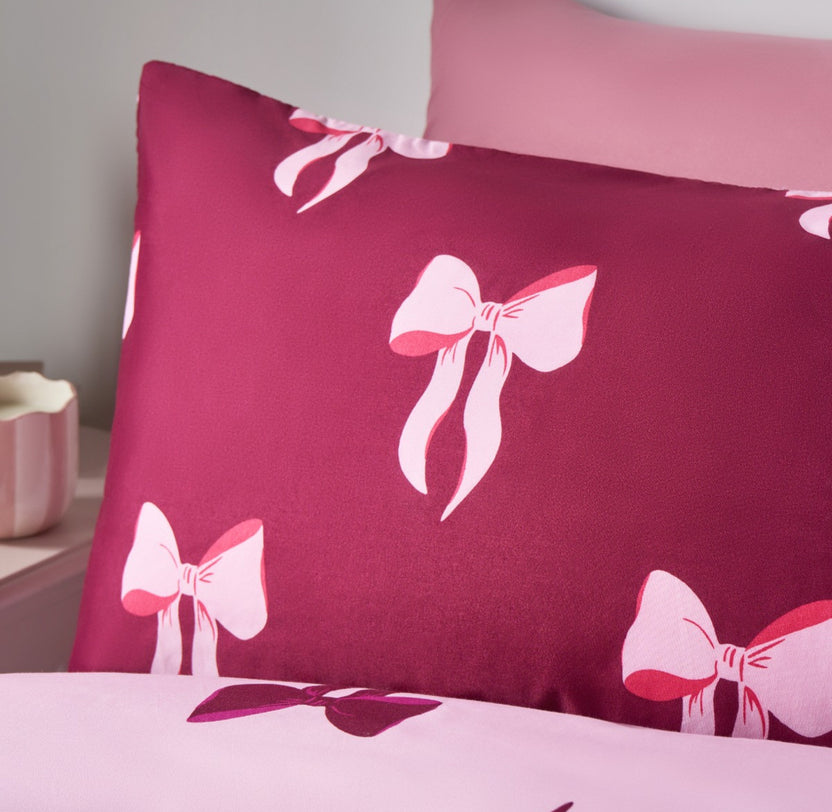 Bow Pattern Printing Bedding Set