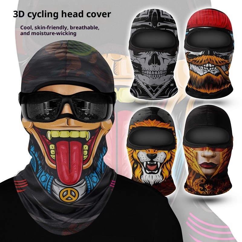 Summer Breathable Sun Protection Men's And Women's Full Mask