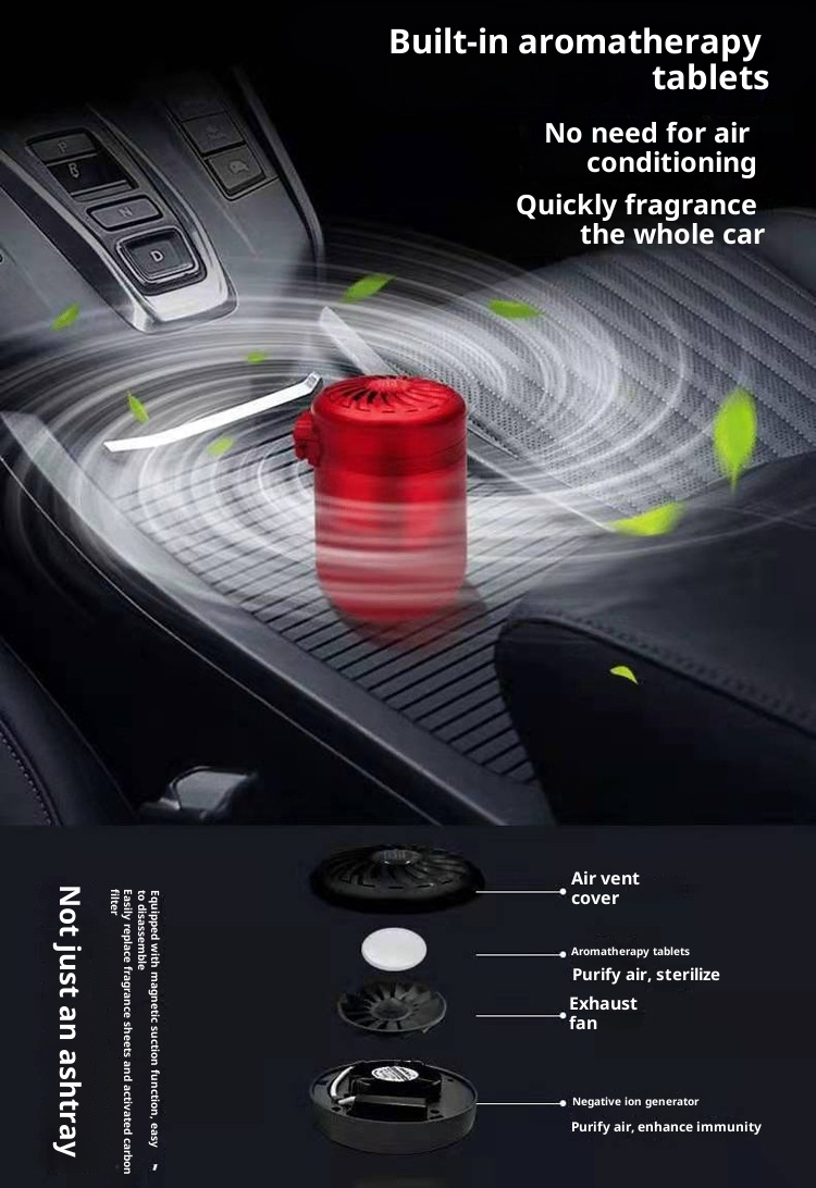Creative Car Ashtray Air Purifier EX-STOCK Canada