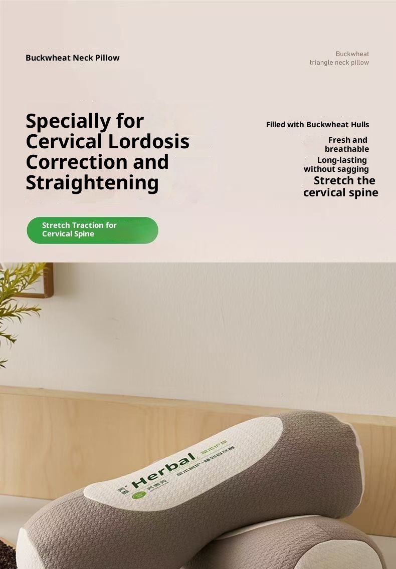 Buckwheat Neck 3D Pillow