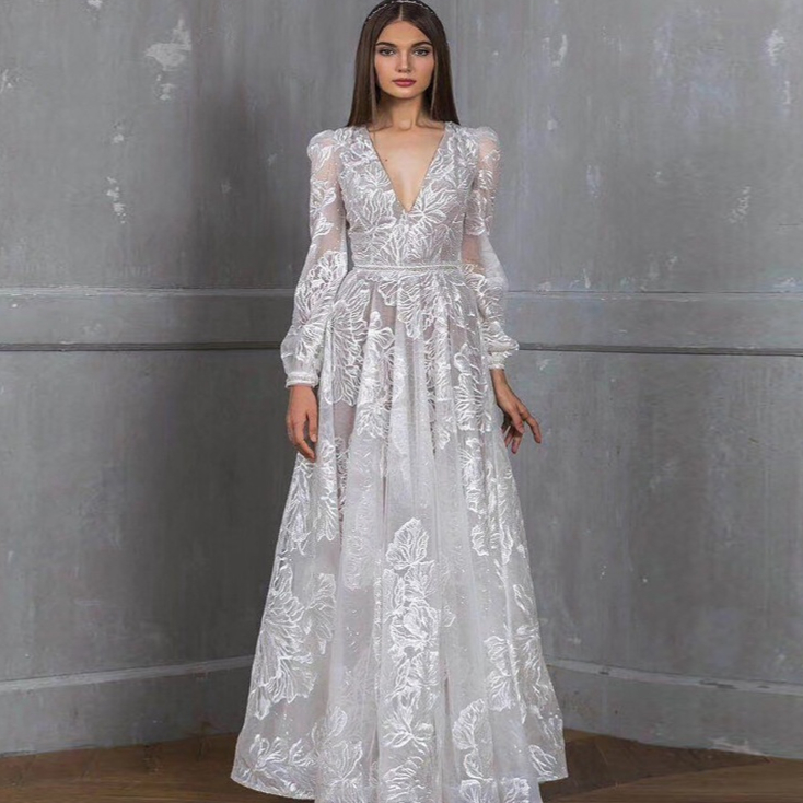 Women's Clothing Beaded Dress Lace Embroidery — image 1