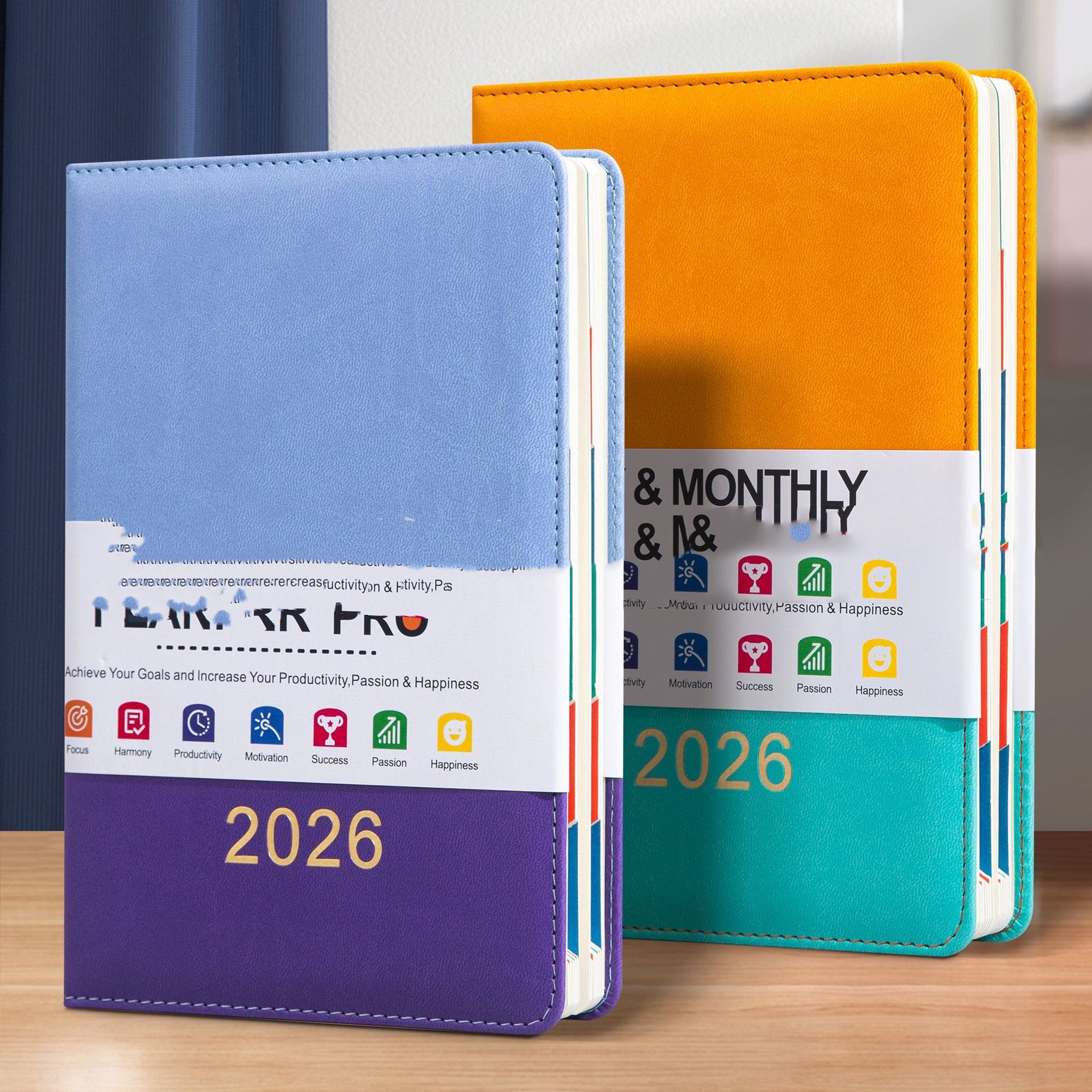 English Schedule Book A5 With Waist Seal Notebook Book One Per Day 7