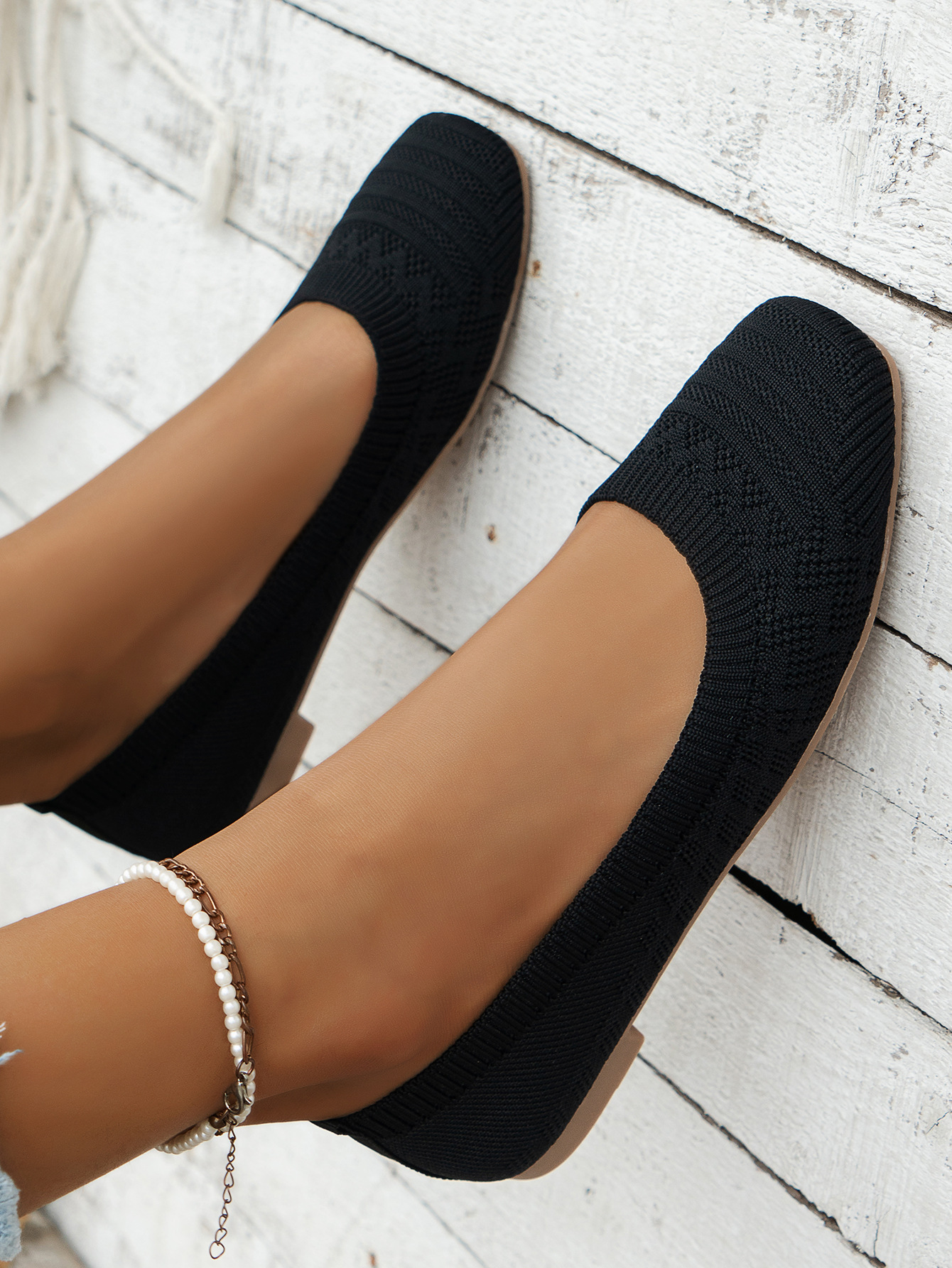 Women’s Knitted Slip-On Shoes