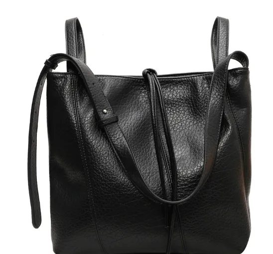 Japanese Large Capacity Canvas Bags Black - Shop at LoveMi