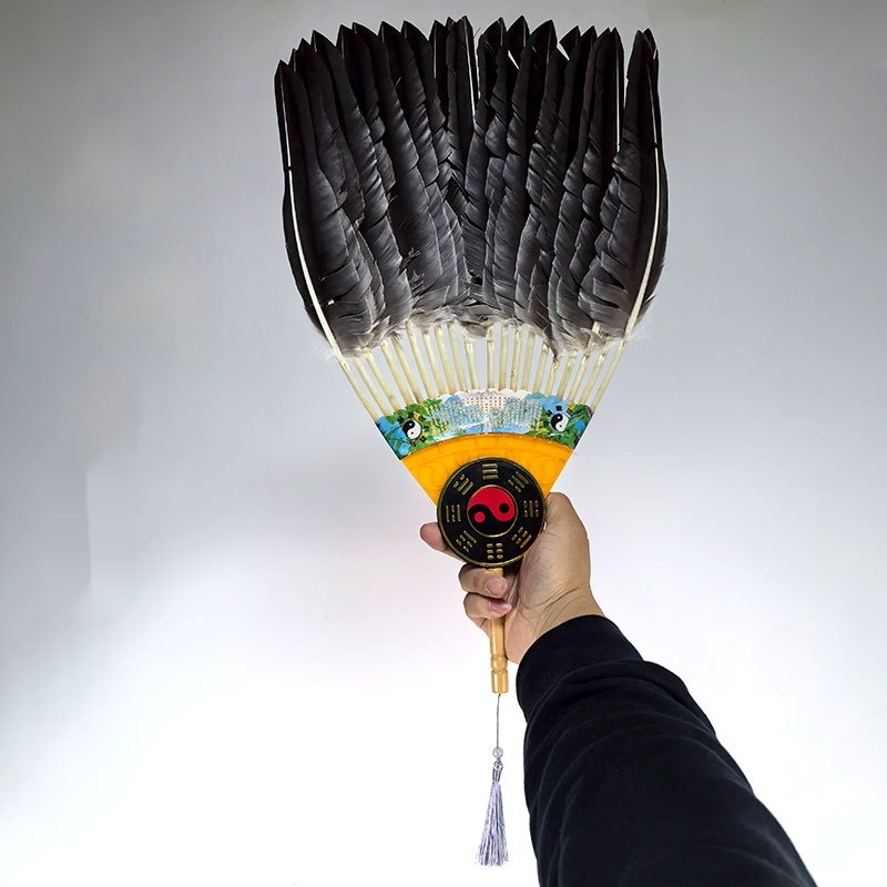 Integrated Lens Fan Chinese Traditional Craft Fan