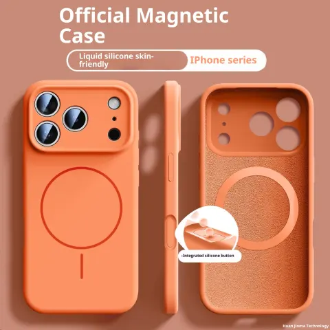 Applicable to 17 Fine Circle Magnetic Phone Case Liquid