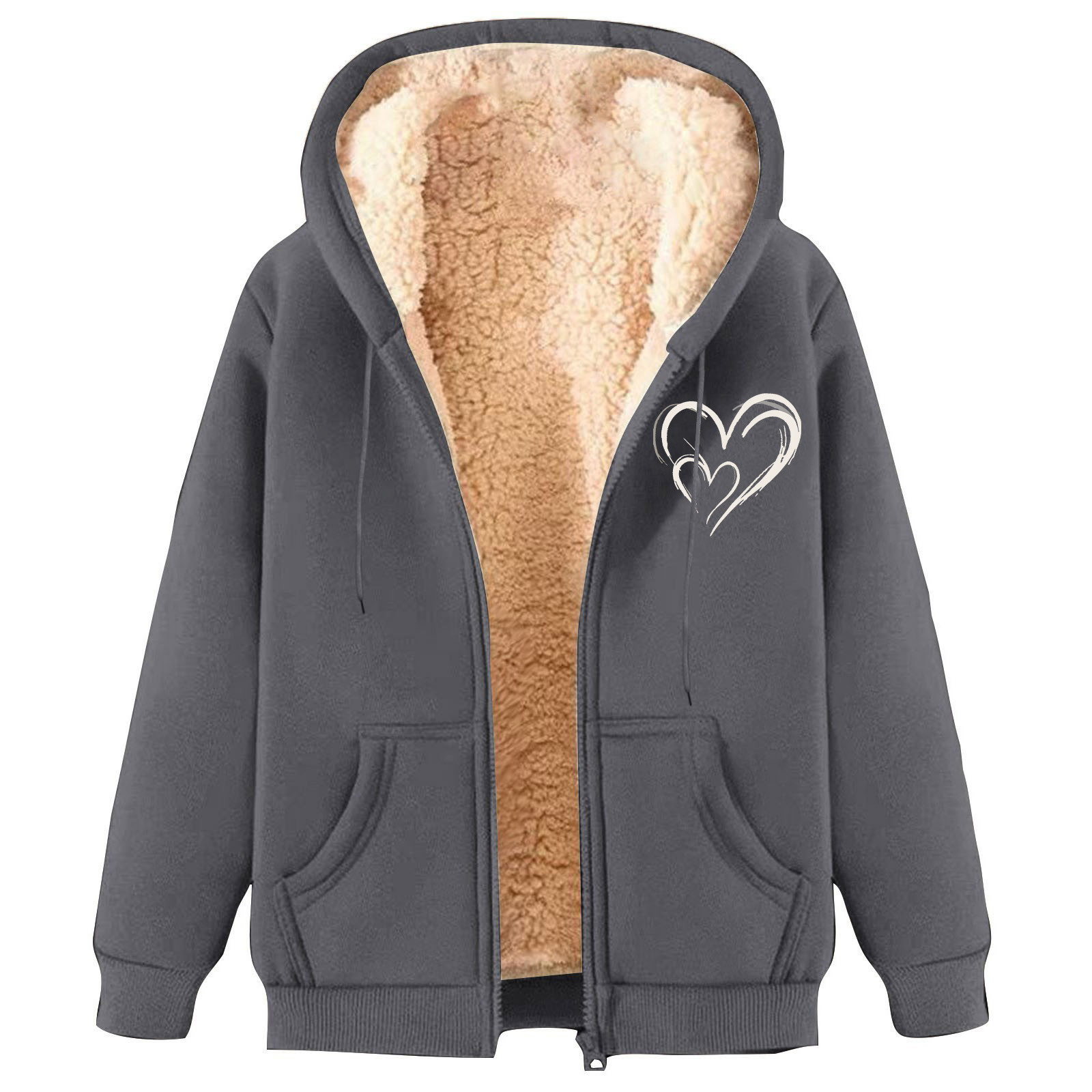 Men's fleece lined sweater pullover neckline and shoulder construction