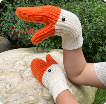 Unisex Knitted Wool Mittens Cold-proof