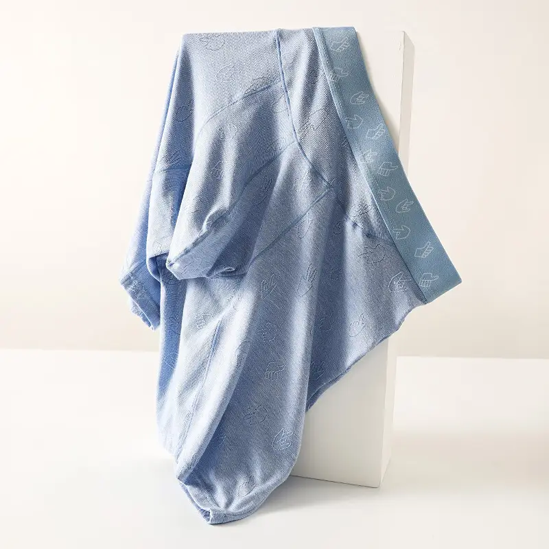 New Men's Lengthened Boxer Modal Ice Silk Comfort Shorts