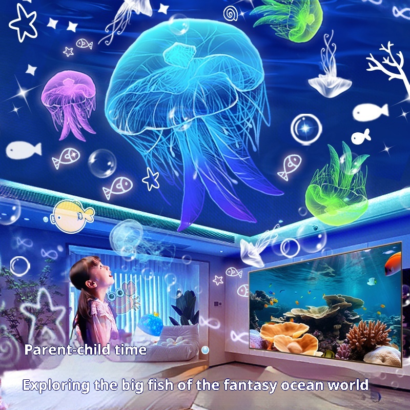 Rotating Starry Sky Starry Sky Projection Lamp Music Box