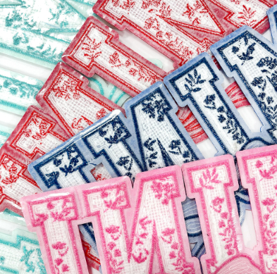 Chenille Embroidered Cloth Stickers Clothing Accessories Patch — image 1
