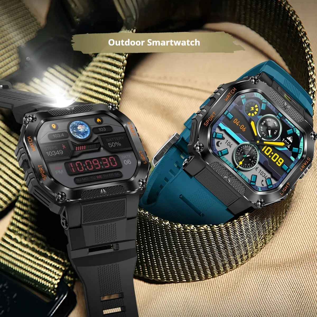 Smart Watch Bluetooth Calling Heart Rate Controlled