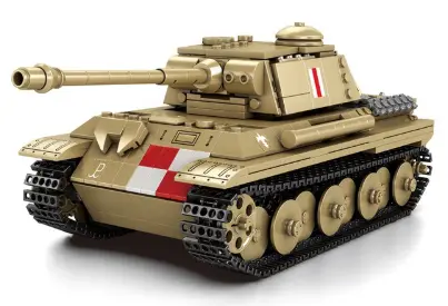 Cross-border Reobrix77033 Military Building Blocks Tank World Assembled Ornaments Desktop Model