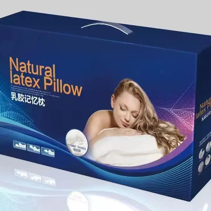 Space Memory Pillow Slow Rebound Cervical Support Latex Pillow