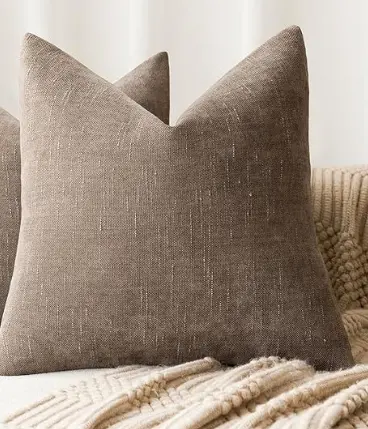 Ins Style Chenille Pillow Case Sofa Cushion Bedside Cushion Pillow