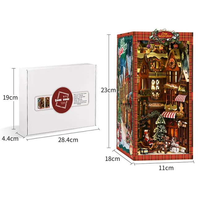 3D Stereo Bookend Model Handmade Assembly Toy House Cabin - Shop at LoveMi