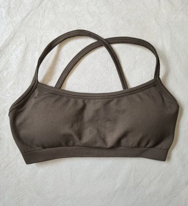 Halter Backless Bra High Waist Peach Sports Shorts Suit Coffee - Shop at LoveMi