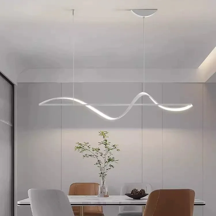 Italian Minimalist Line Restaurant Chandelier