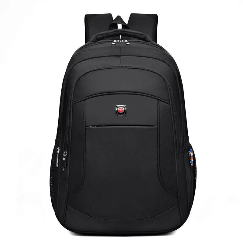 New Backpack Large Capacity Computer Bag High School Student Lightweight - Black