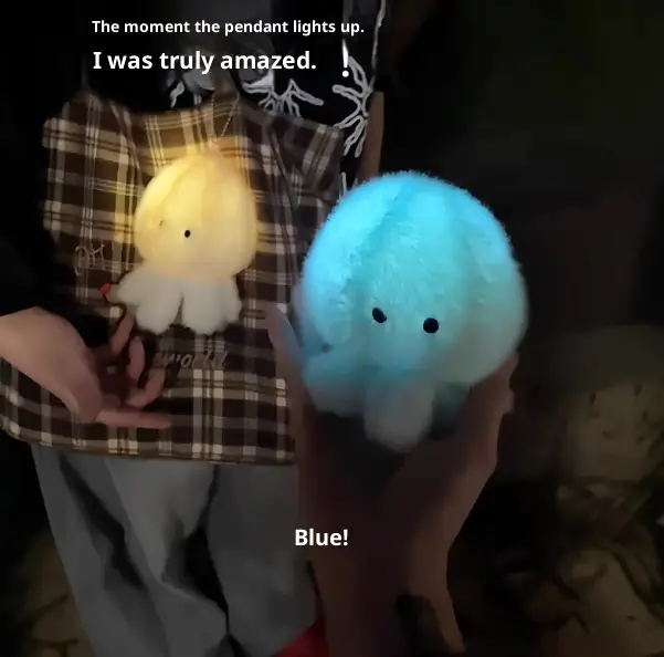 LED Light-up Pillow Toy, Glowing Plush Toy, Plastic Toy