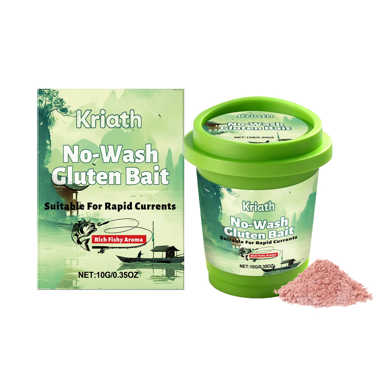 No-Wash Gluten Bait