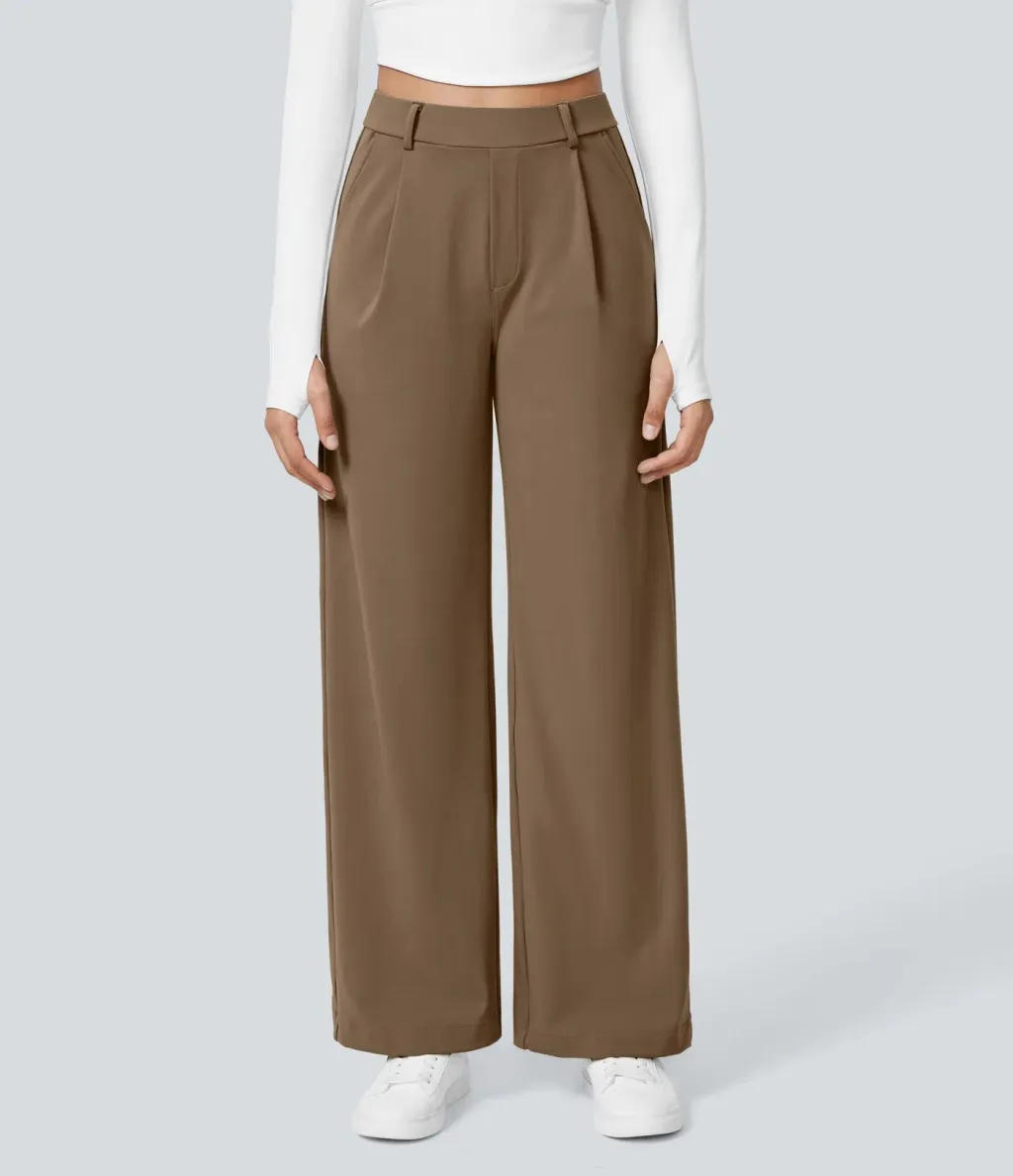 Women's Outdoor Sports And Casual Yoga Trousers - Camel