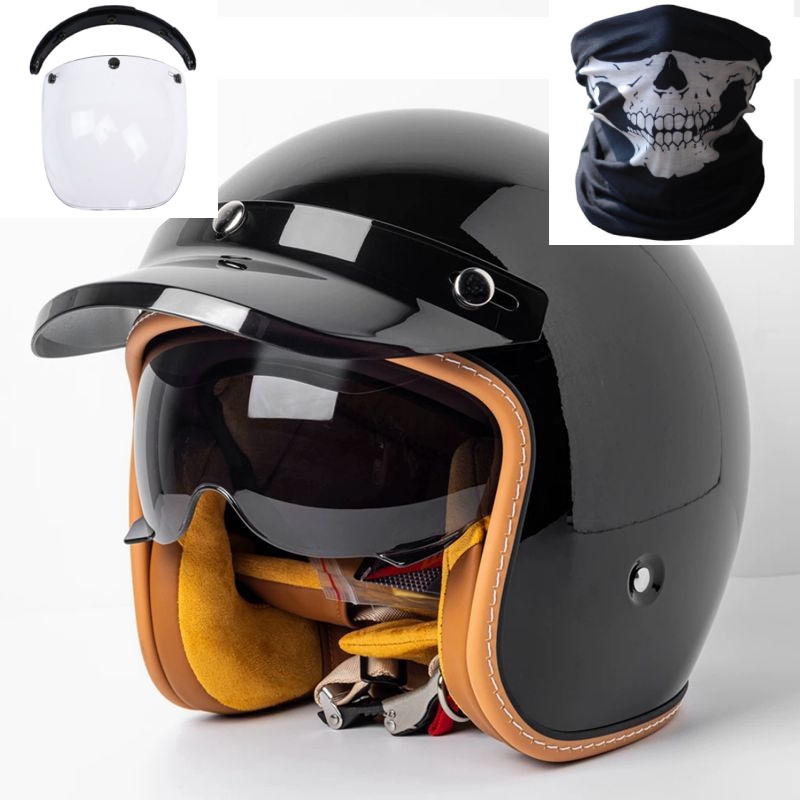 Motorcycle Helmet Motorcycle Helmet Men's And Women's Electric Car Built-in Goggles - Image 15