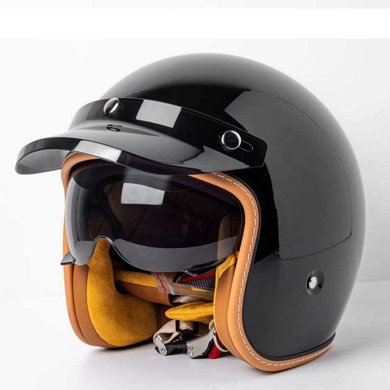 Motorcycle Helmet Motorcycle Helmet Men's And Women's Electric Car Built-in Goggles - Image 19