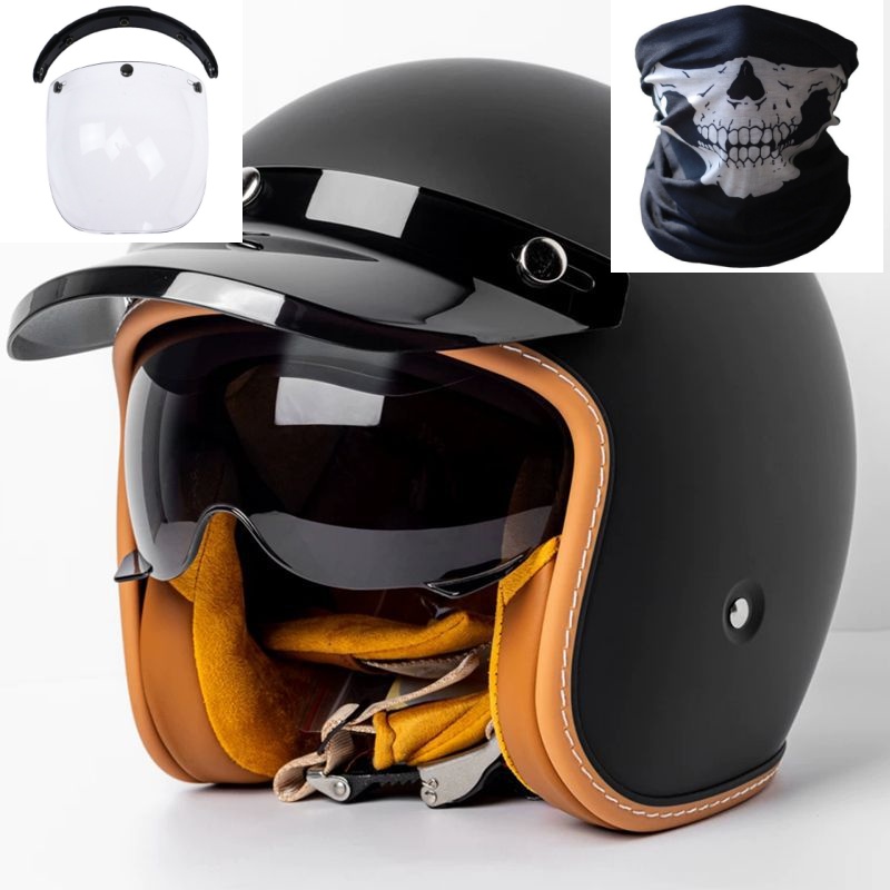 Motorcycle Helmet Motorcycle Helmet Men's And Women's Electric Car Built-in Goggles - Image 14