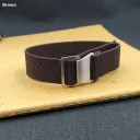 Brown Silver Buckle