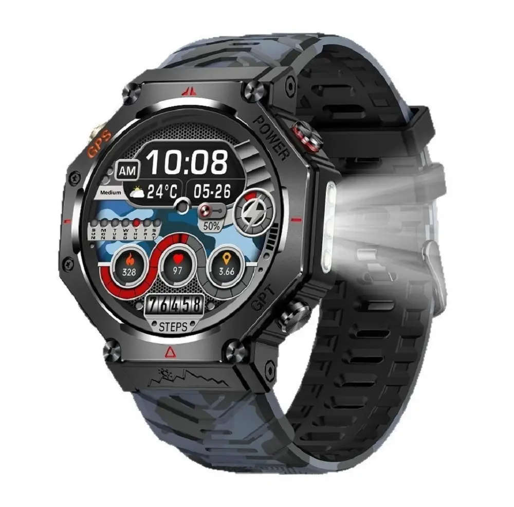 Men's Smart Watch Bluetooth Calling GPS Outdoor Sports Hand