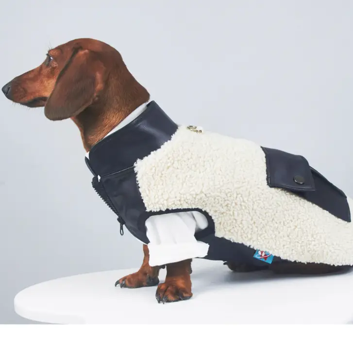 Dog Cat Pet Warm Autumn And Winter Small Leather Pocket