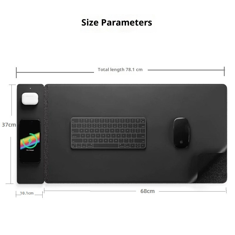 S1300 Wireless Charger 20W Fast Charge Wireless Charger Electric Mouse Pad