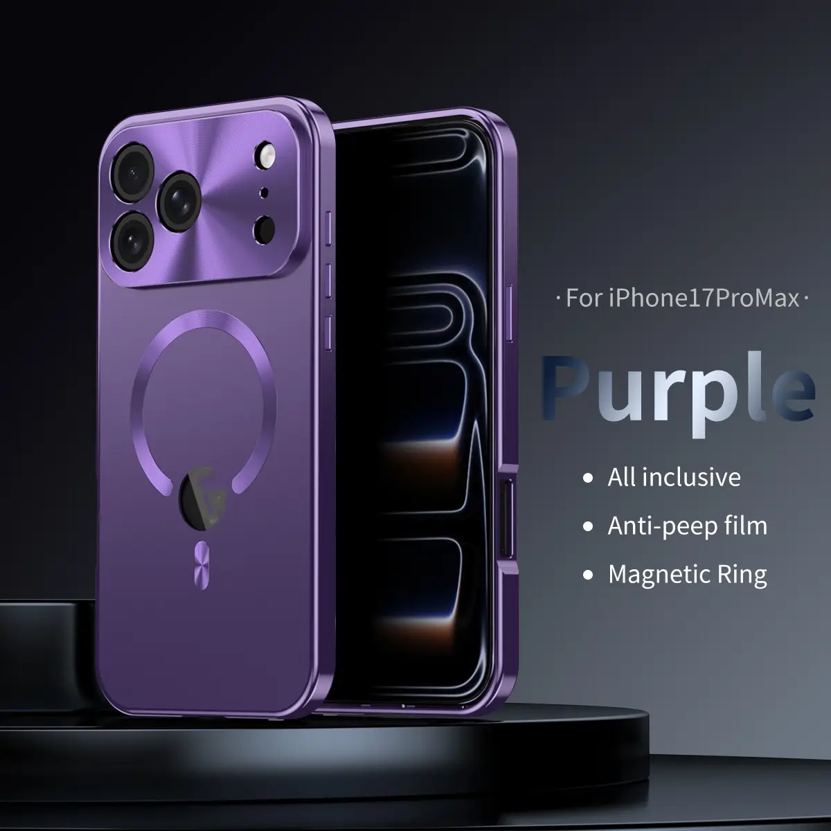 Original Color Without Magnetic Metal Protective Cover