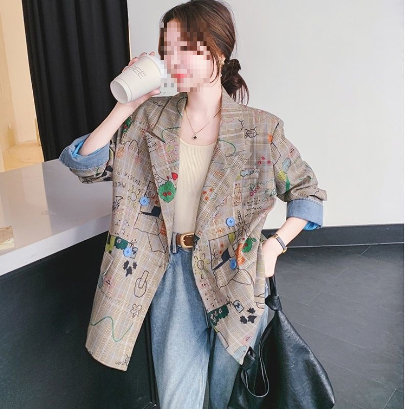 Loose Youthful-looking Retro Trendy Coat