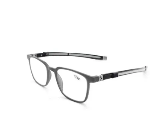 Tr90 Halter Reading Glasses Non slip Multi functional Sports Light Lens Folding Gray - Shop at LoveMi