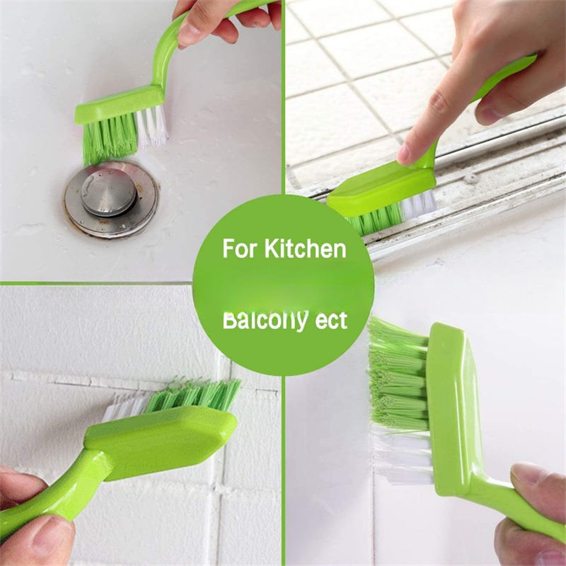 Plastic Hot-selling Floor Seam Three Cleaning Brush-piece Set