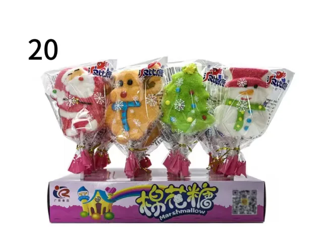 Cute And Delicious Christmas Cotton Candy 20Pcs - Shop at LoveMi