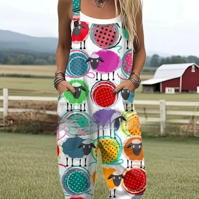 Digital Print Button Overalls Style 8-Xl - Shop at LoveMi