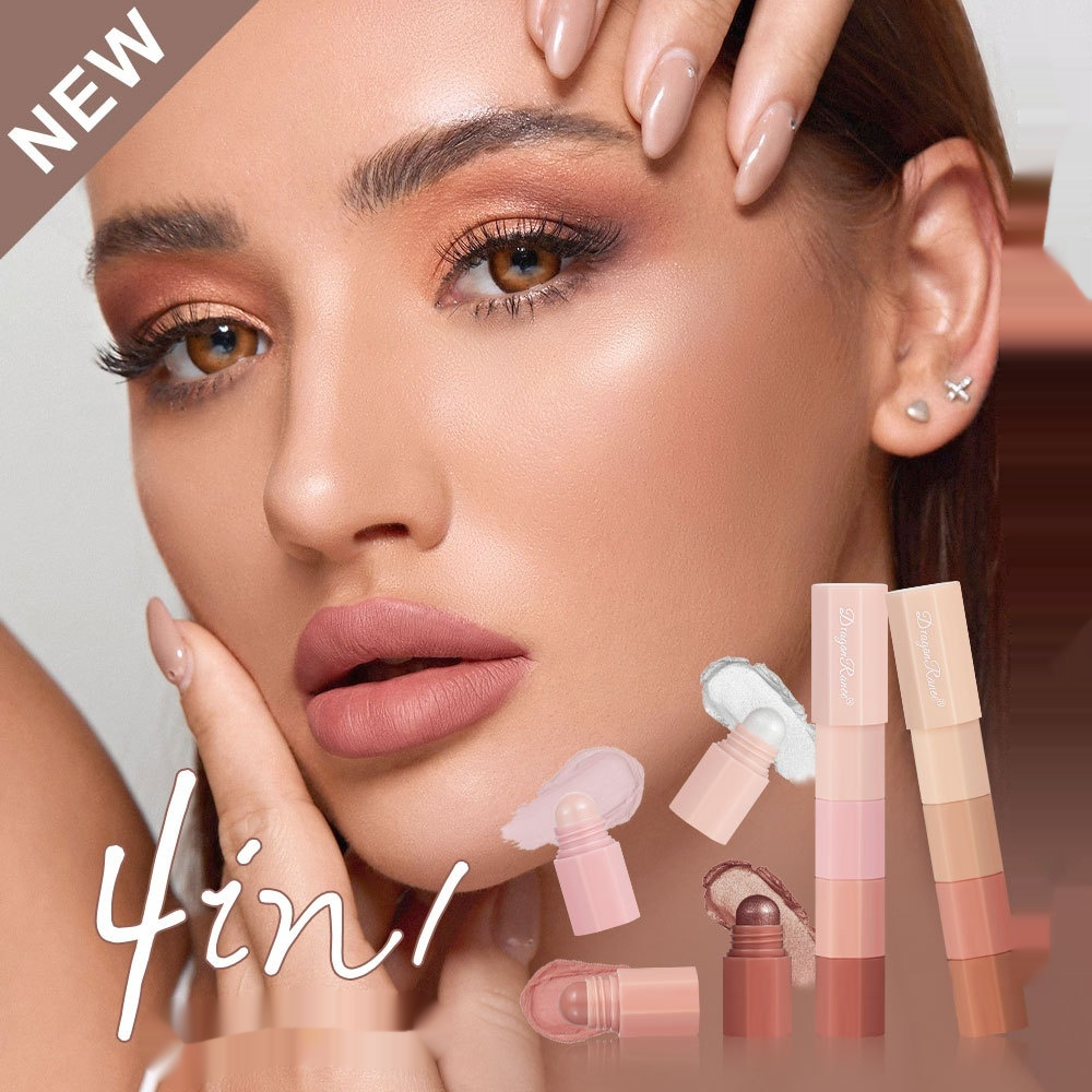 Lazy Eyeliner Pen Waterproof Four-section Suit